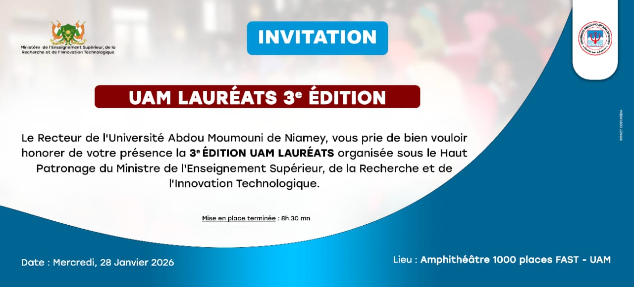 Célébration de l'Excellence Académique : 3ème Édition de UAM LAURÉATS ;